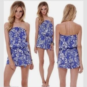 Lilly Pulitzer  Collen Romper "Tide Pools" Sz.M NWT